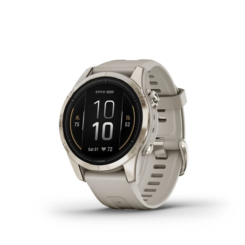 Reloj Epix Pro Gen2 Edición Zafiro 42Mm Dorado Correa Beige
