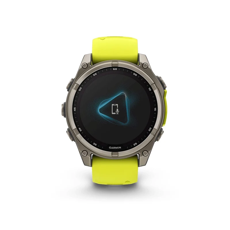 Reloj Garmin Fenix 8 47Mm Solar Zafiro Titanio Amarilla