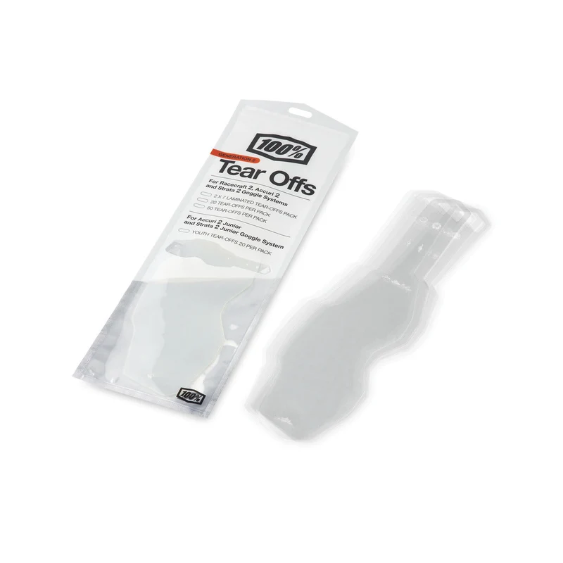 Tear-off 100% Generacion-2 RC/AC/ST 50 PACK