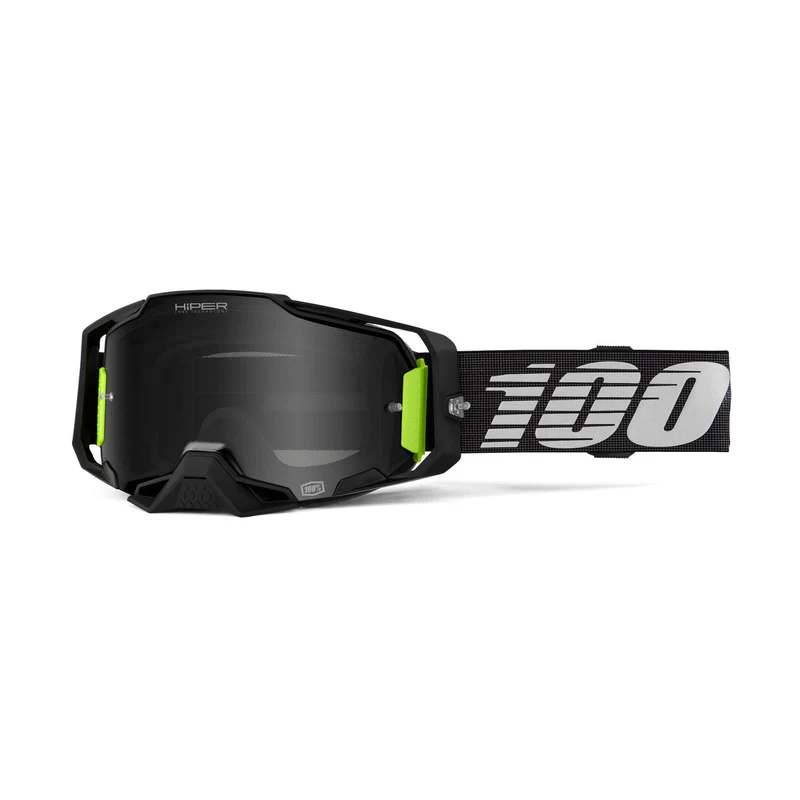 Goggle 100% Armega Tetsumi Lente Hiper Negro Espejo
