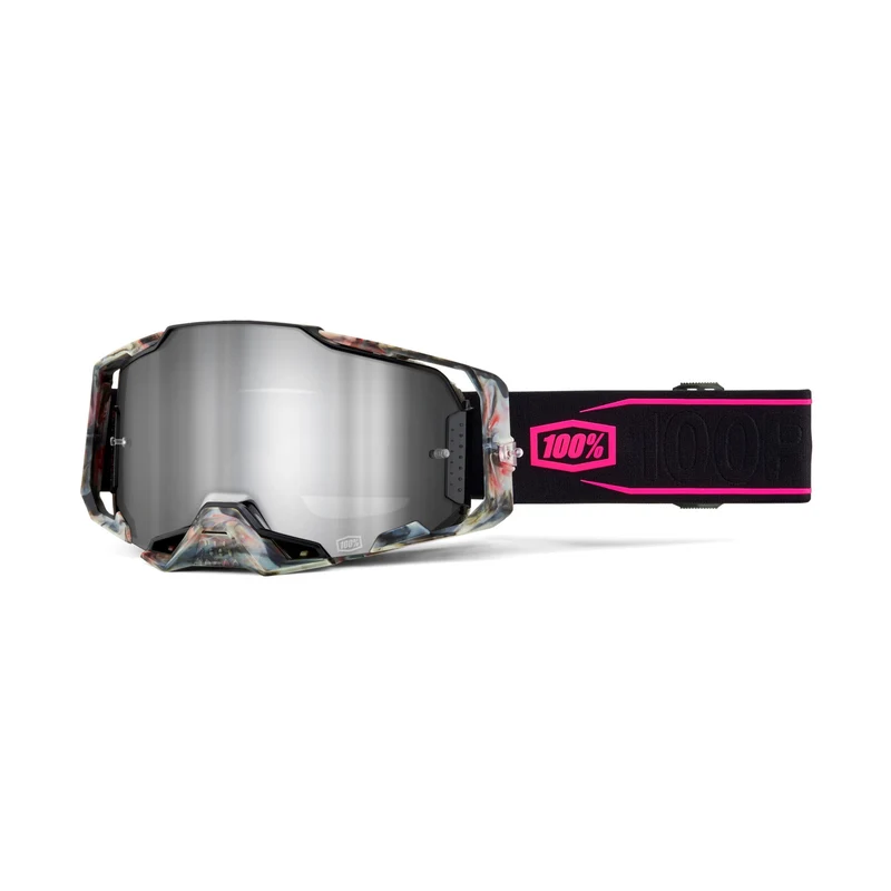 Goggle 100% Armega Sarcelle Lente Silver Espejo