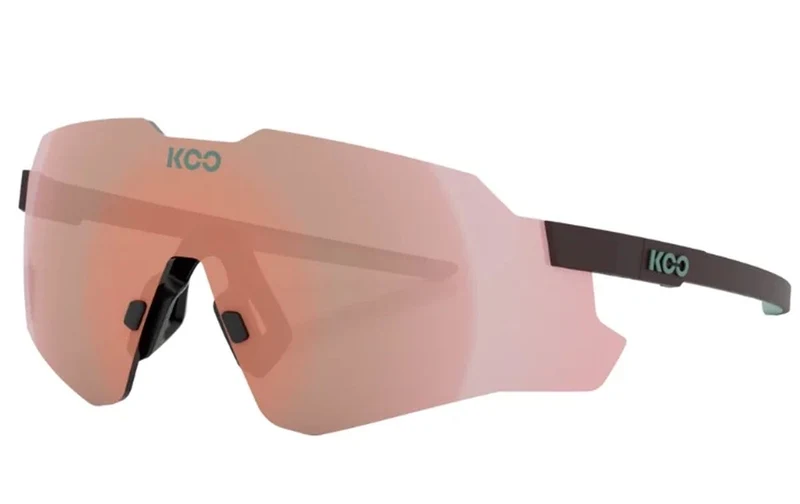 Gafas de Ciclismo Koo Nebula Chocolate Matt/Rose Gold Mirror