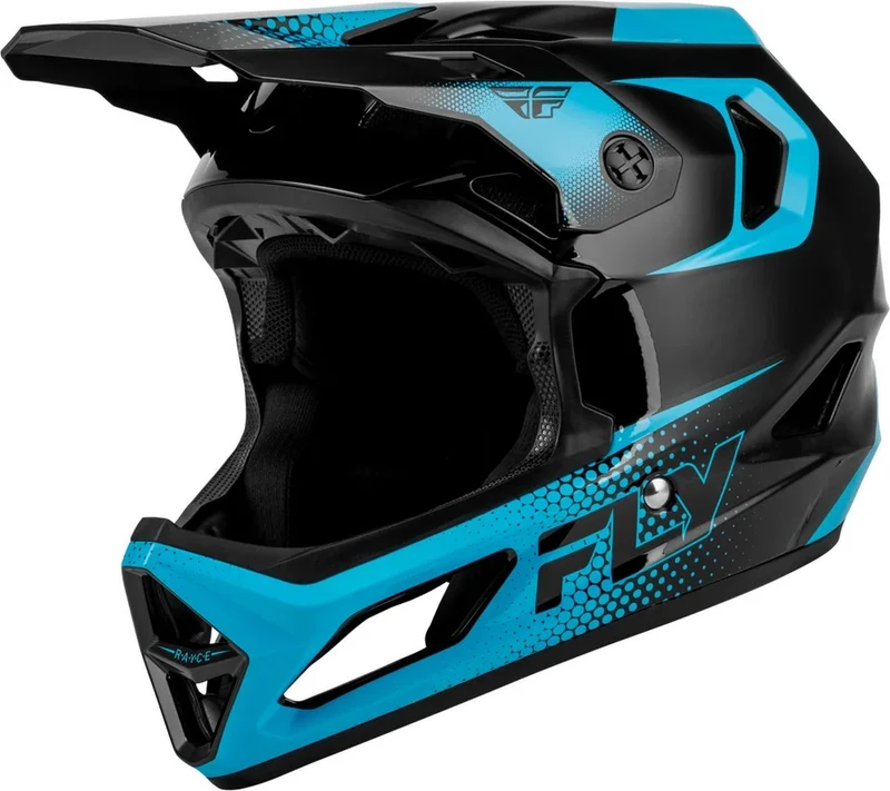 Casco de Ciclismo Integral Fly Rayce Sonar Negro/Azul