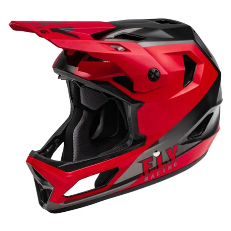 Casco de Ciclismo Integral Fly Rayce Sonar Rojo/Negro/Blanco