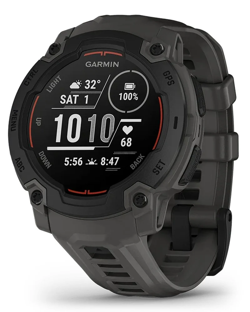 Reloj Garmin Instinct E 45 mm GPS Negro con Correa Carbón