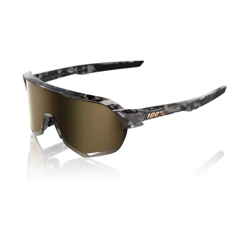 Gafas 100% S2 Havana Negro Lente Dorado Espejo