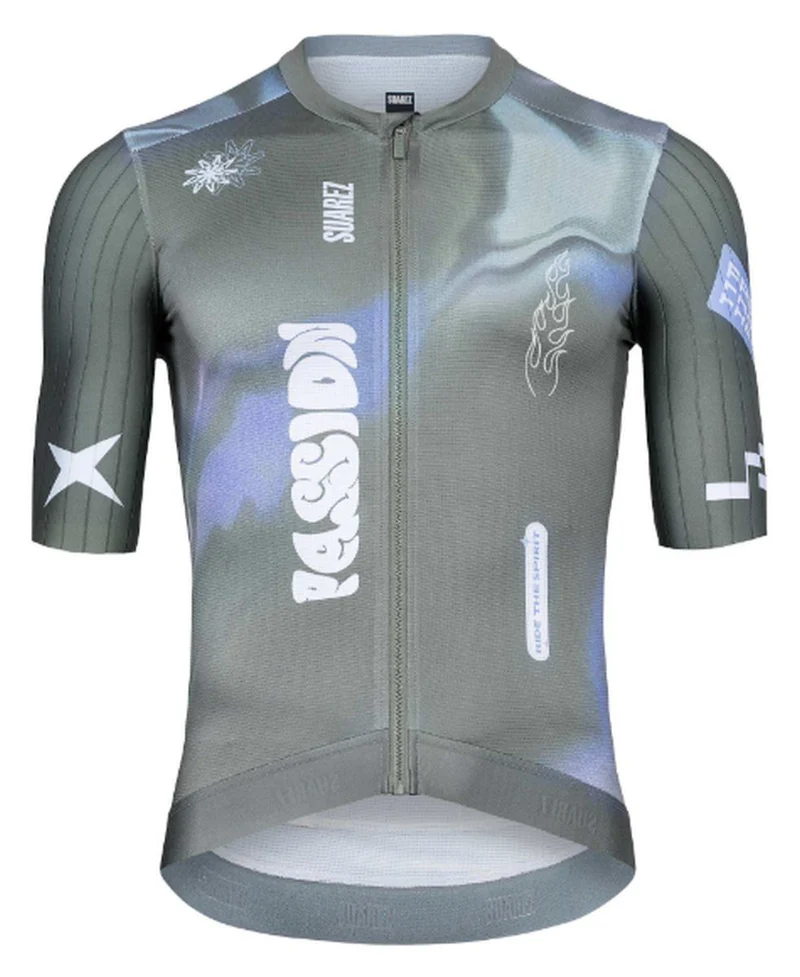 Jersey de Ciclismo M/C Suarez Velocity Glass Olive