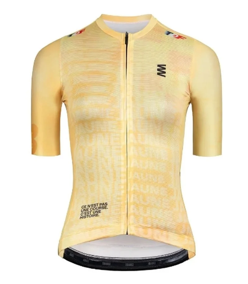 Jersey de Ciclismo M/C Suarez Jaune 26