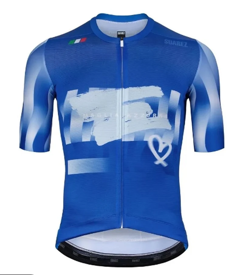 Jersey de Ciclismo M/C Suarez Maglia Azzurra