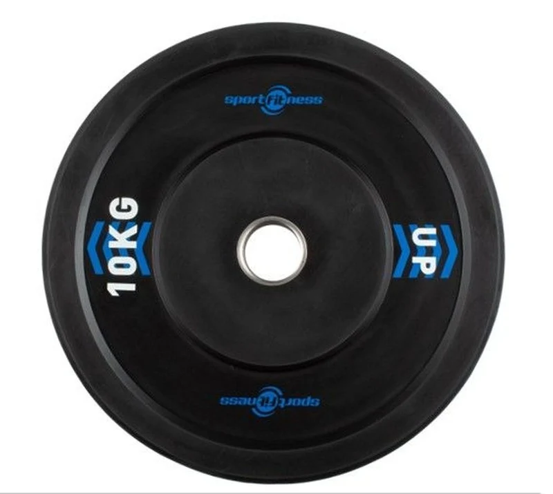 Disco Olimpico En Caucho 2Pul - Kg Sportfitness Negro