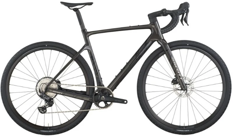 Bicicleta Gravel Scott Addict 30 Carbono GRX 12V Negra