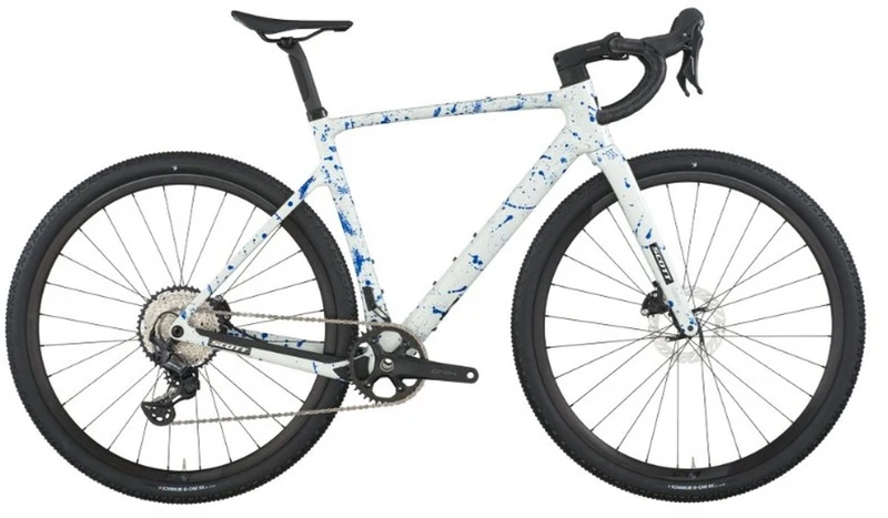 Bicicleta Gravel Scott Addict 30 Carbono GRX 12V Blanca