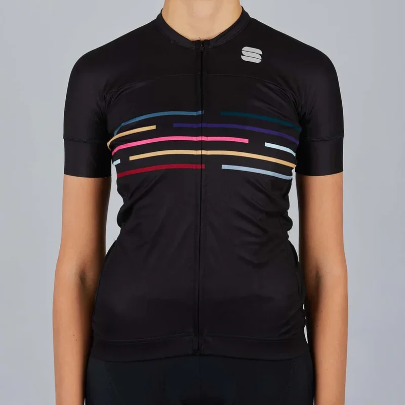 Jersey Sportful Vélodrome de Manga Corta para Mujer