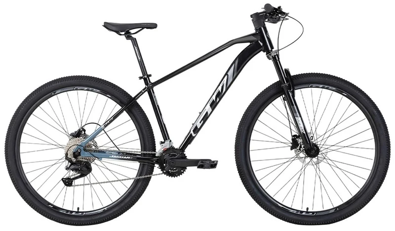 Bicicleta MTB GW Jaguar Aluminio 29p 2x9 Vel Negro/GrisPlata
