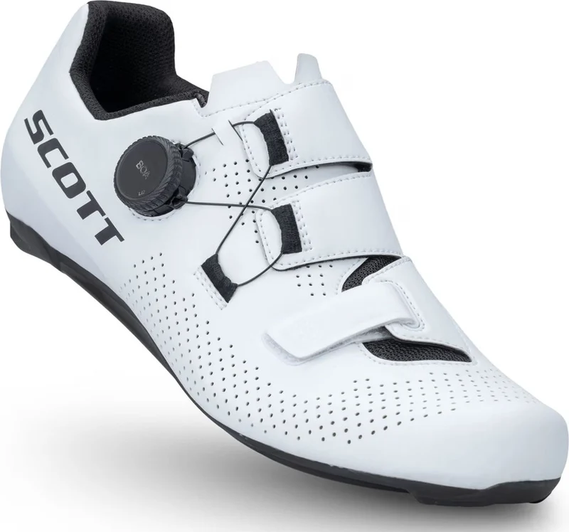 Zapatilla Ciclismo Ruta Scott Team Boa Blancas/Negro