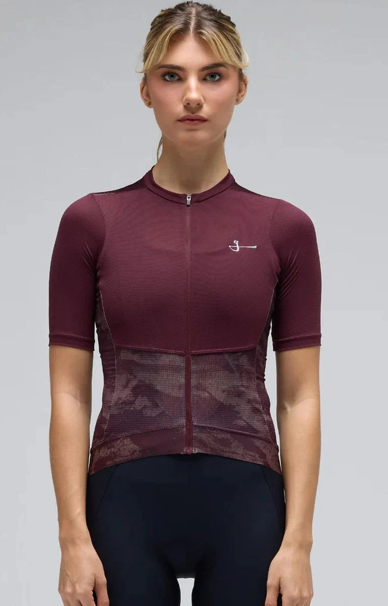 Jersey Ciclismo M/C Mujer Givelo G90 Prime Plum