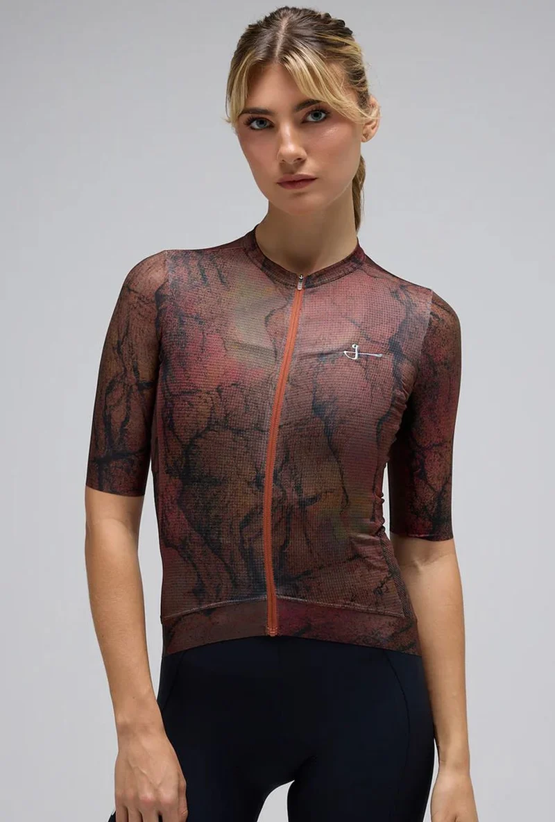 Jersey Ciclismo M/C Mujer Givelo G90 Light Rust
