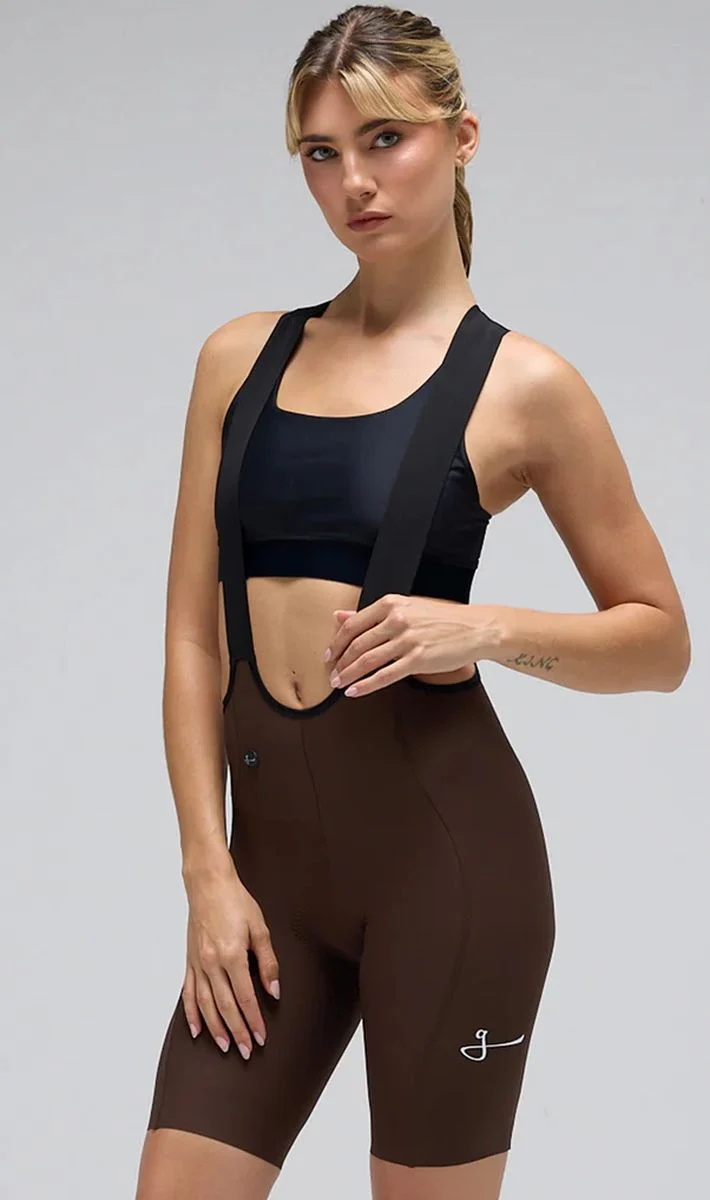 Pantaloneta Ciclismo C/T Mujer Givelo G90 Ultra Chocolate