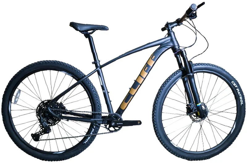 Bicicleta MTB Cliff Muddy 7 Cues 10 Vel Bk/Gol