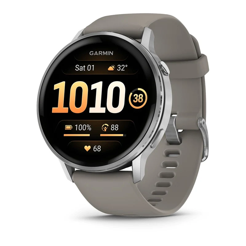 Reloj Garmin Venu 4 45 Mm Silver
