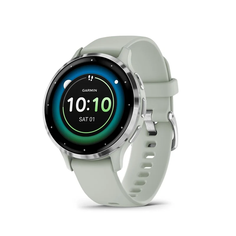 Reloj Garmin Venu 3S Sage Gray Stainless