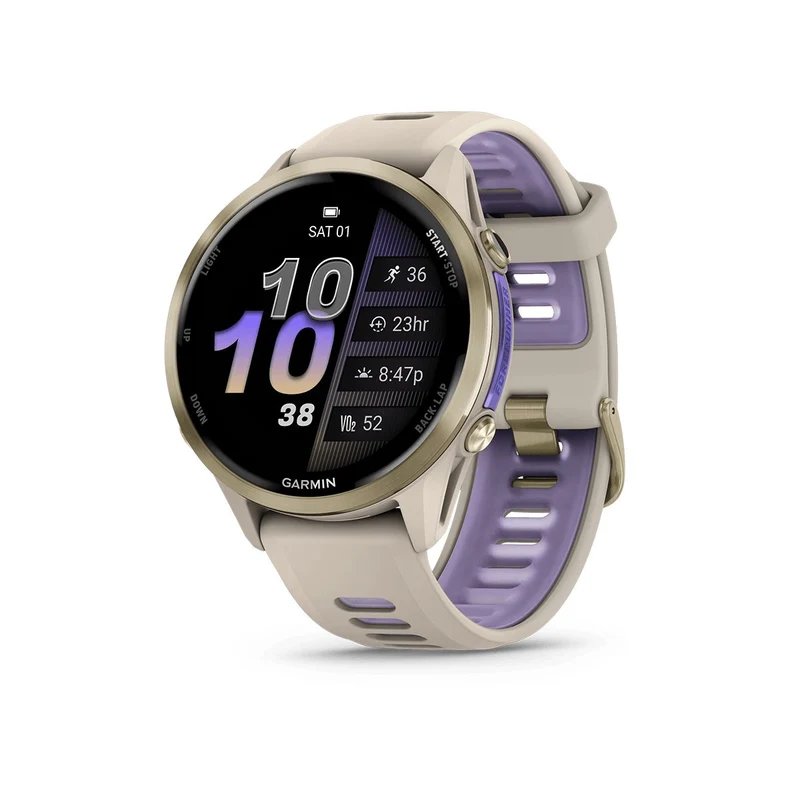 Reloj Garmin Forerunner 970 Soft Gold French Gray