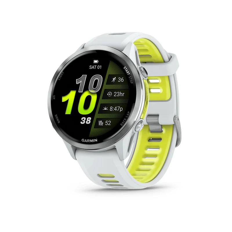 Reloj Garmin Forerunner 970 Titanium Whitestone Hr Right