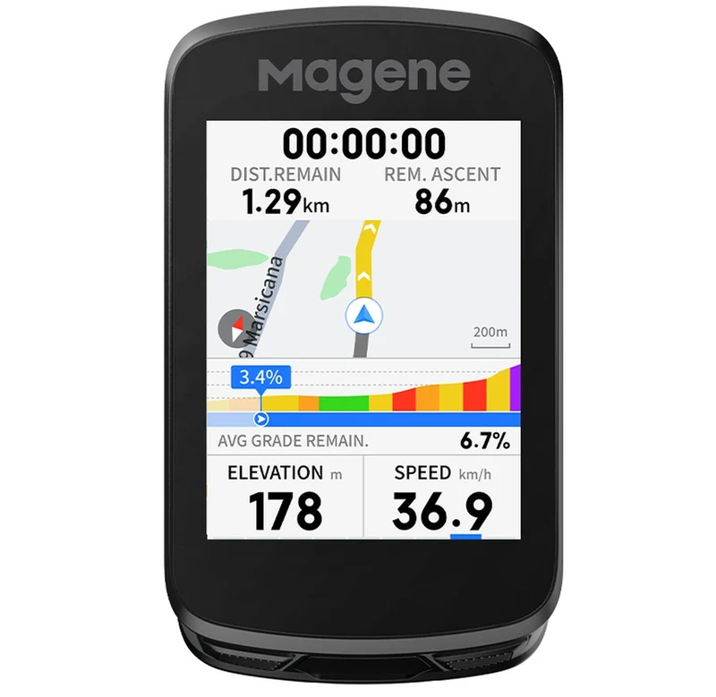 Ciclocomputador Magene C606 V2 GPS Inteligente
