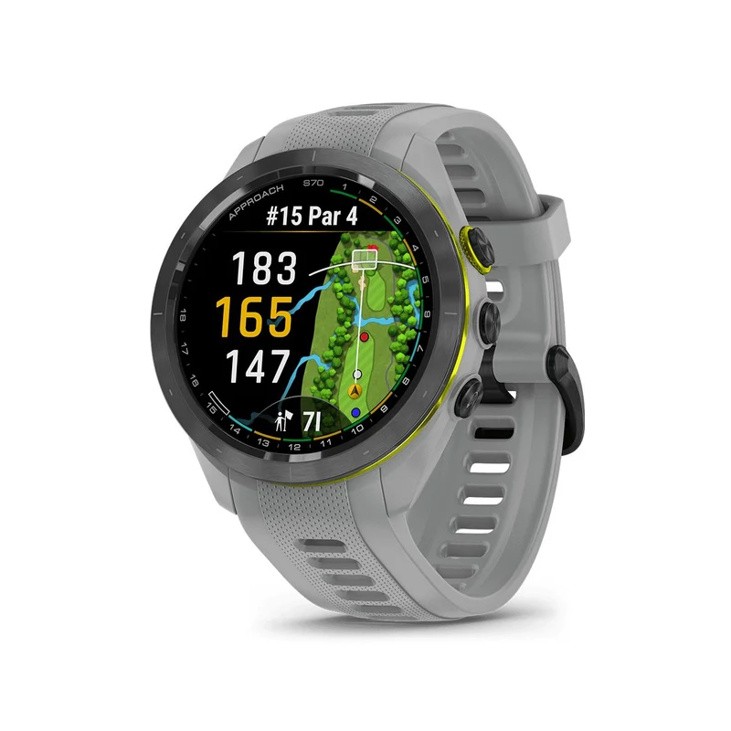 Reloj Garmin Approachs70 42 Mm Banda Silicona Gris Polvo
