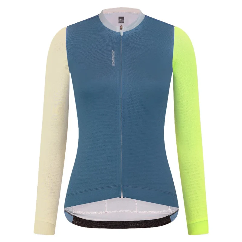 Jersey Ciclismo M/L Mujer Suarez Cobble Azul Classic