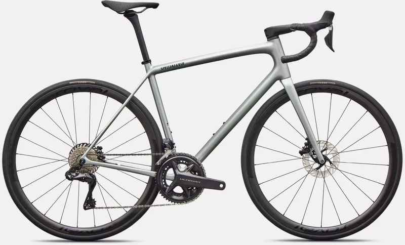 Bicicleta Ruta Specialized Aethos 2 Pro Gloss Shadow Silver