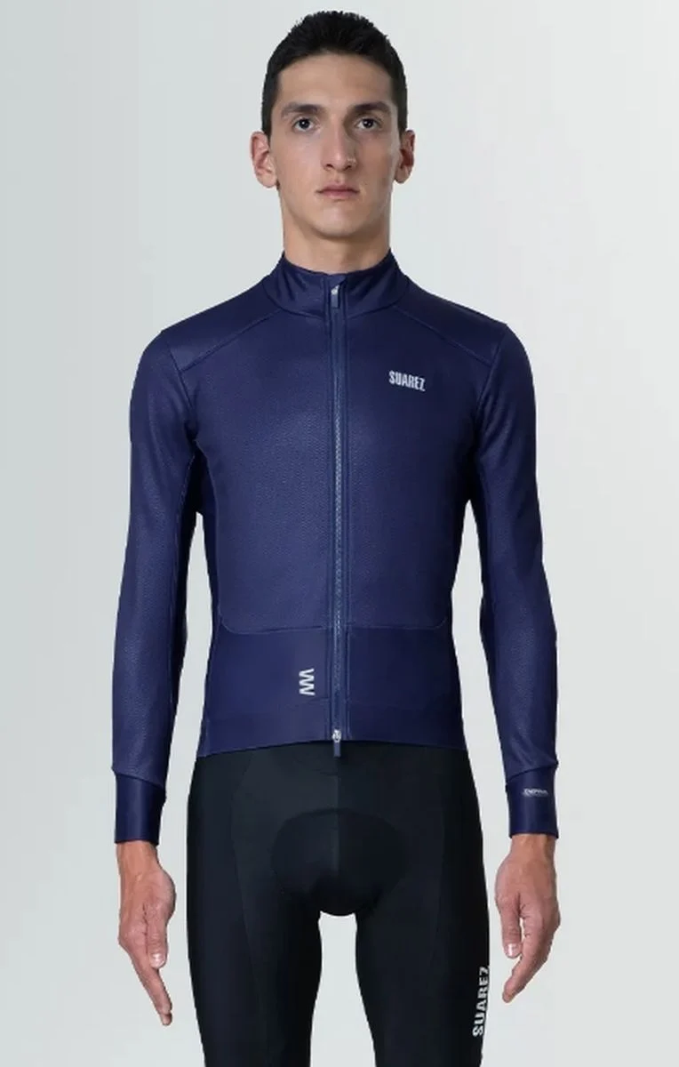 Chaqueta Térmica De Ciclismo Hombre Defend Blue