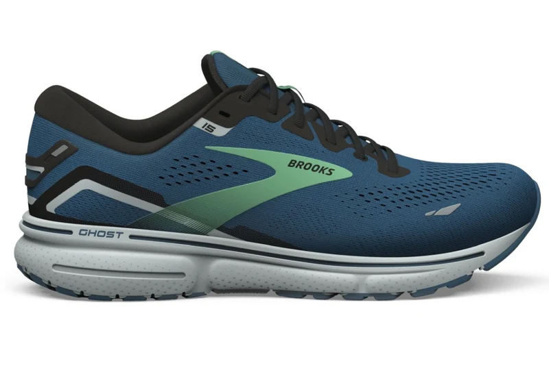 Tenis Brooks Ghost 15 Hombre Azul