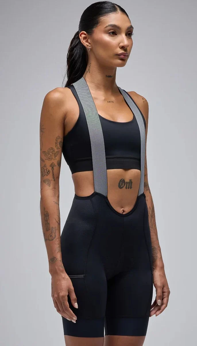 Pantaloneta Ciclismo C/T Givelo Cargo Mujer Negra