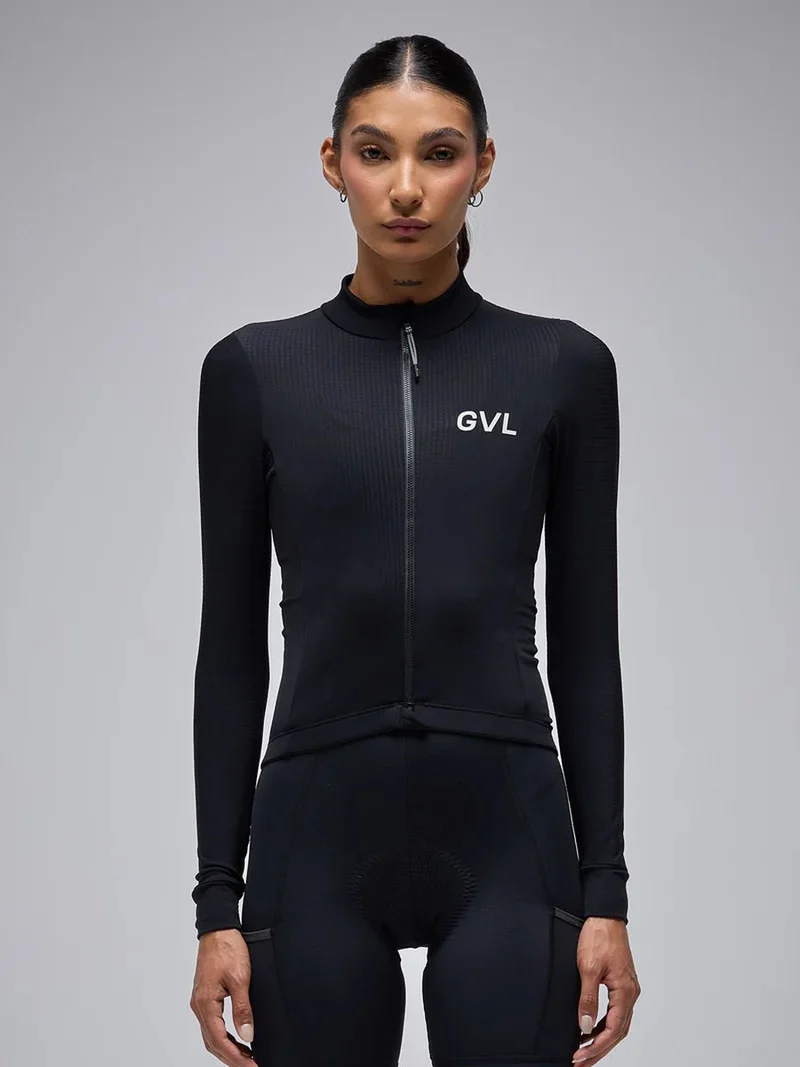 Jersey Ciclismo M/L Mujer Givelo Modern Classic Térmica Ngra