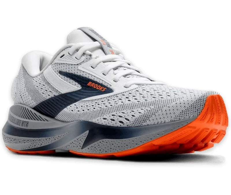 Tenis Brooks Adrenaline GTS 24 Hombre Gris/Naranja