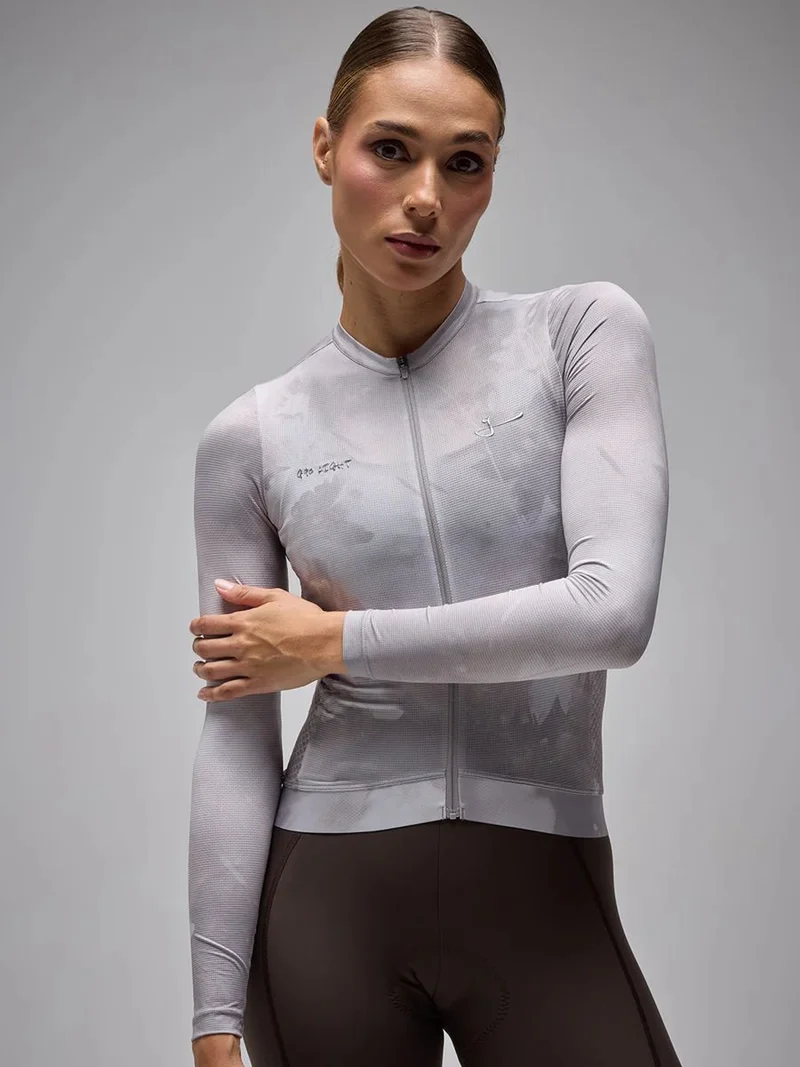 Jersey Ciclismo M/L Mujer Givelo G90 Light Bloom Chalk