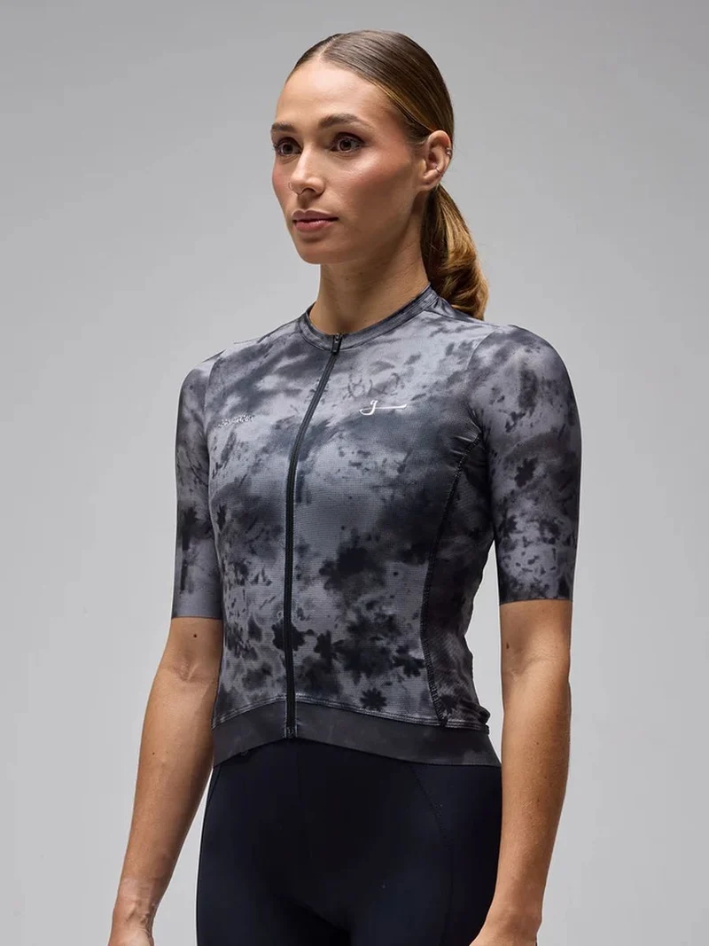 Jersey Ciclismo M/C Mujer Givelo G90 Light Botanic Black
