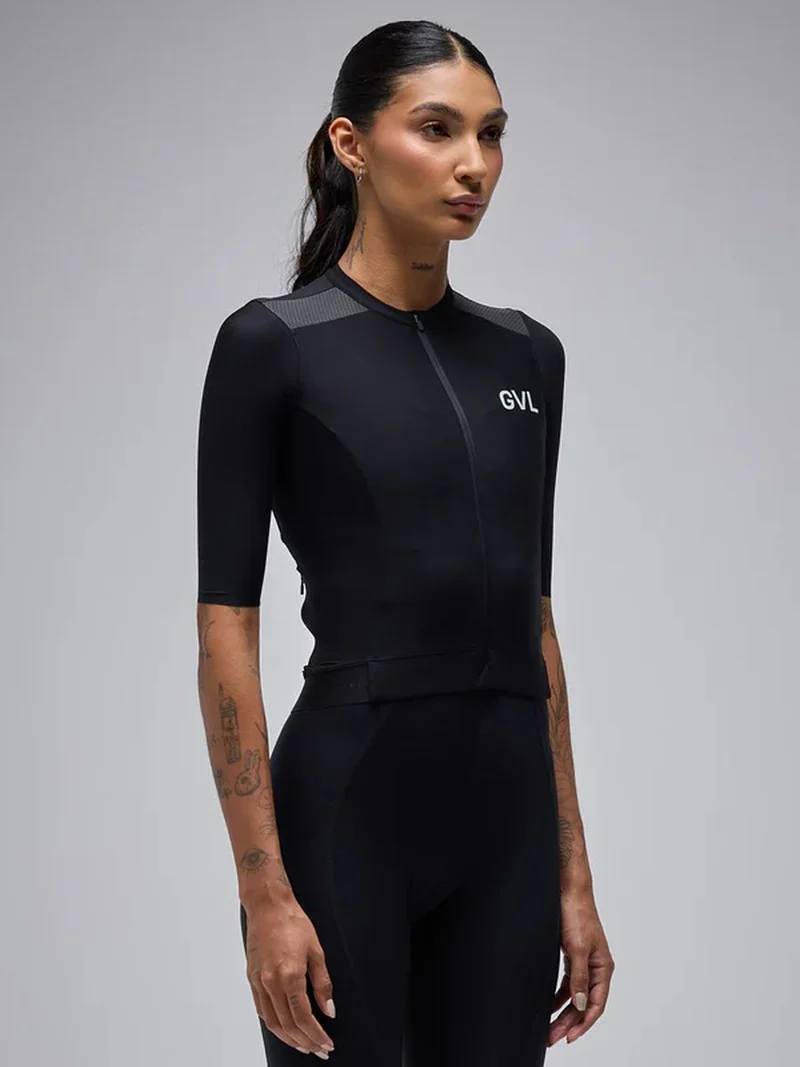 Jersey Ciclismo M/C Mujer Givelo Modern Classic Negra