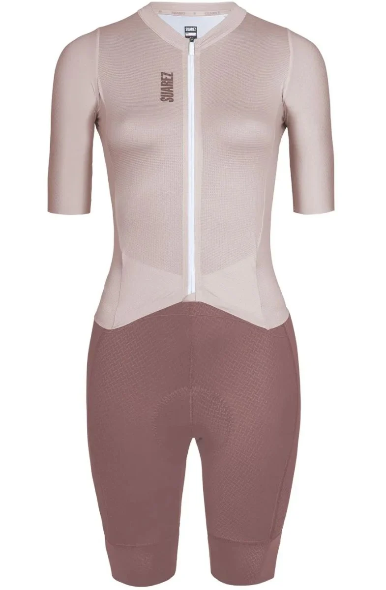Enterizo de Ciclismo M/C Mujer Suarez Hard Lite Gray Lilac