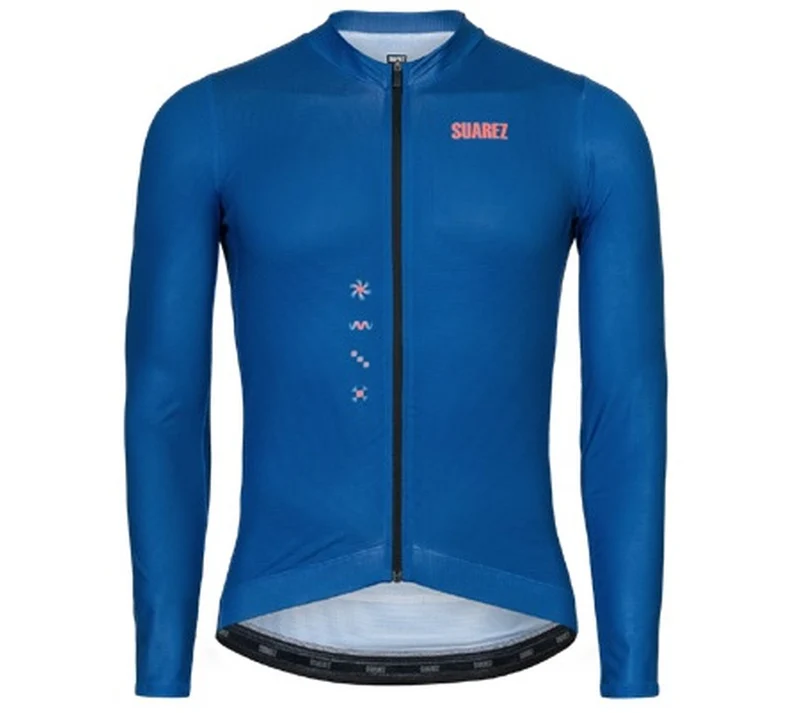 Jersey De Ciclismo M/L Hombre Suarez Ease Blue Quartz