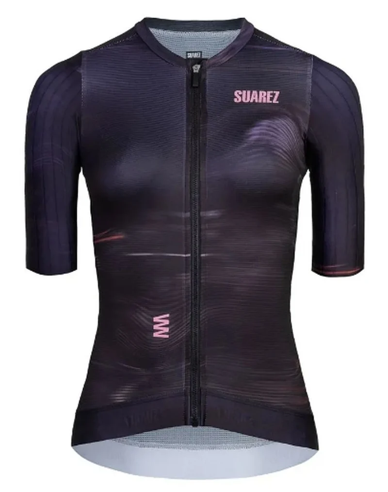 Jersey De Ciclismo M/C Mujer Suarez Velocity Dark Purple