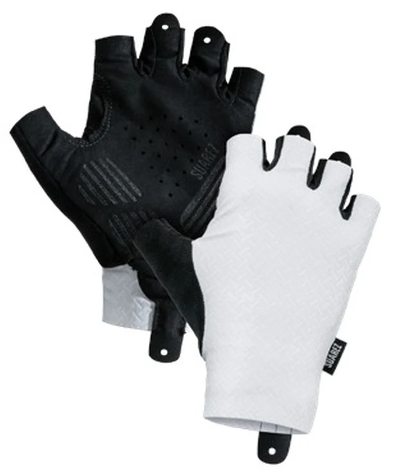 Guantes de Ciclismo Cortos Suarez Volt White
