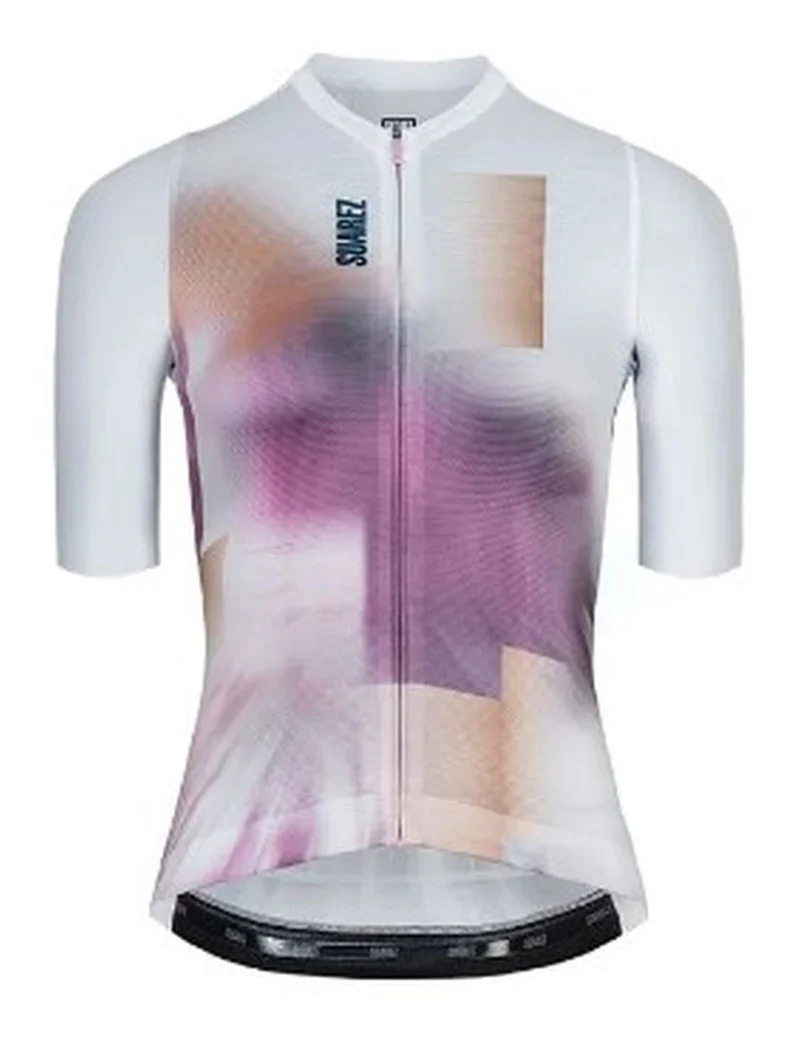 Jersey de Ciclismo M/C Mujer Lock White Mix