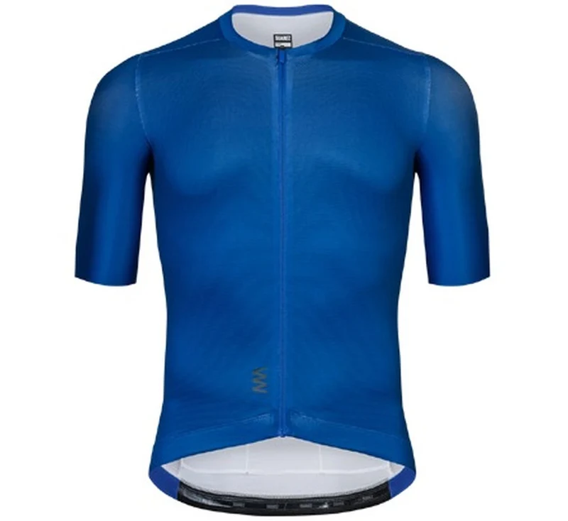 Jersey De Ciclismo M/C Hombre Suarez Solid Blue Quartz