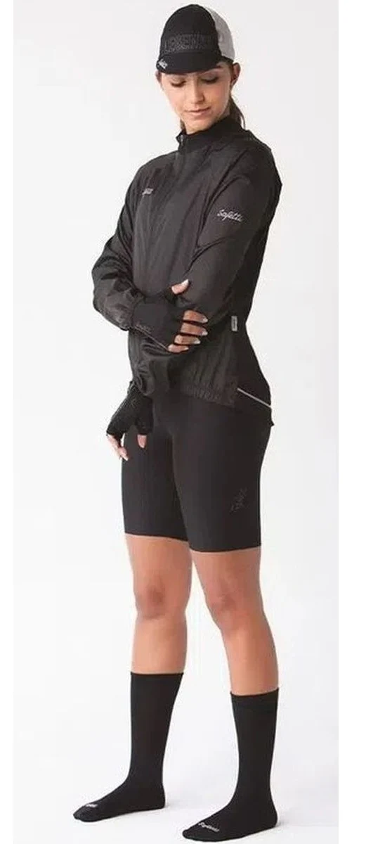 Chaqueta Ciclismo Safetti Acualithe Mujer Carbone
