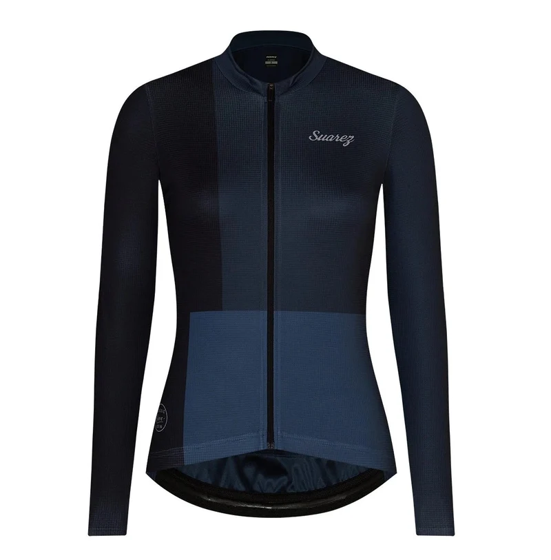 Jersey Ciclismo M/L Mujer Suarez Cobble Azul Clasic