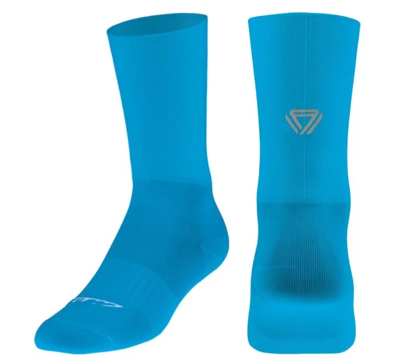 Medias Ciclismo GW Reflectivas Blue