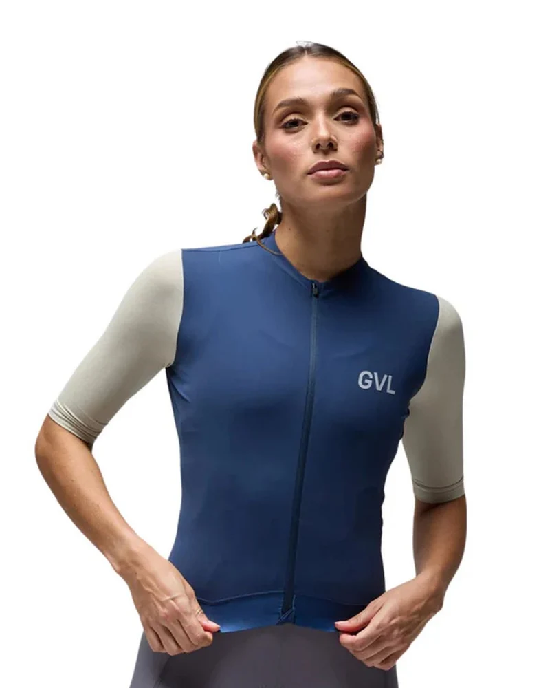 Jersey Ciclismo M/C Givelo C.D.A. Blue Mujer