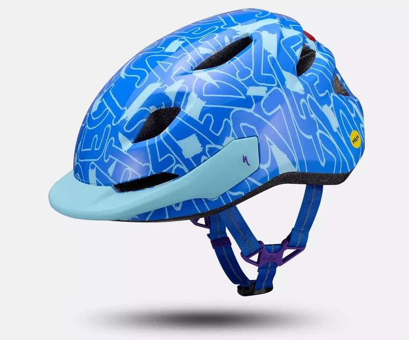Casco Niño (a) Specialized Shuffle 2 Led Sky Blue Graphic
